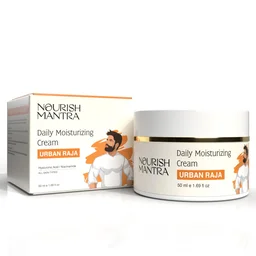 Nourish Mantra Urban Raja Daily Moisturizing Cream 50ml | Infused with Hyaluronic Acid & Niacinamide | Hydrates, Nourishes & Revitalizes Skin | For All Skin Types?
