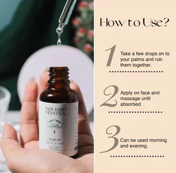 Nourish Mantra Vedic Elixir Facial Oil 30ml | 8-in-1 Botanical Blend | Reduces Pigmentation | Fine Lines & Dark Spots | For Glowing, Hydrated & Youthful Skin