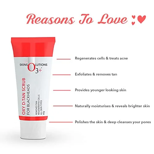 O3+ Professional O3+ Oxy D-tan Scrub For Blackhead 60g