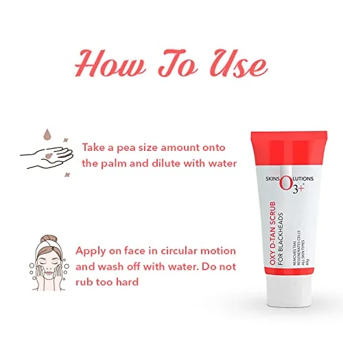 O3+ Professional O3+ Oxy D-tan Scrub For Blackhead 60g