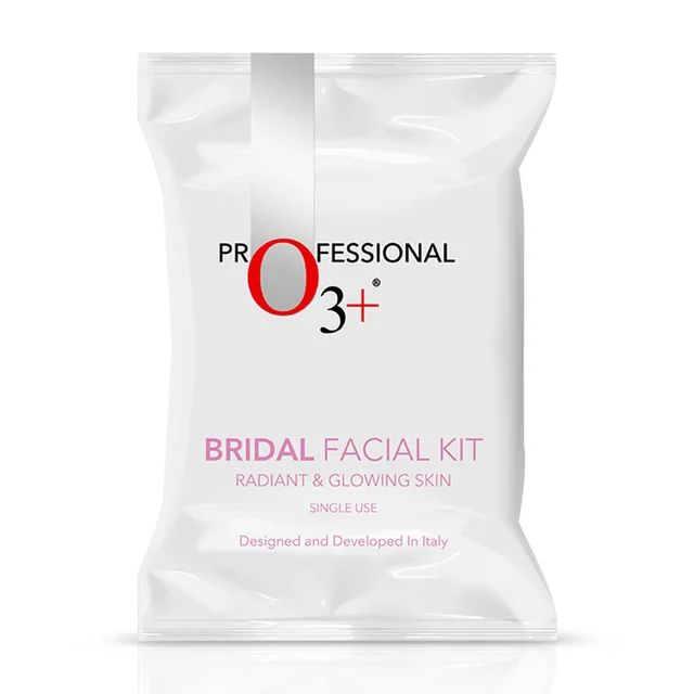 O3+ Professional Bridal Facial Kit 60g + 69ml | Bridal Glow Facial with Hyaluronic Acid, Glycolic Acid & Niacinamide | Radiant Skin for All Skin Types