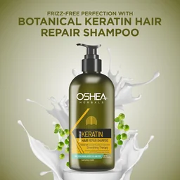 Oshea Herbals Keratin Hair Repair Shampoo 500ml | Strengthens & Repairs Damaged Hair | Smooth, Shiny & Frizz-Free | Deep Nourishment with Keratin Protein | For Men & Women