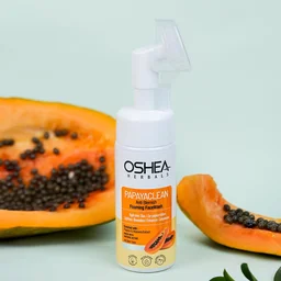 Oshea Herbals Papayaclean Anti Blemishes Foaming Face Wash 150gm | Enriched with Papaya Extract & Vitamin E | Lightens Blemishes & Hydrates Skin | Enhances Complexion & Helps in De-pigmentation