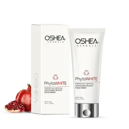 Oshea Herbals PhytoWHITE Brightening & Lightening Face Wash 100ml | Whitening Boost Formula | Deep Cleanse | Glowing Skin | Natural Extracts | RadiantFresh Look