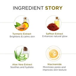 Oshea Herbals Ubtan Glowing & Tan Removing Face Wash 100g with Turmeric Extract & Herbal Formula | Deep Cleansing, Repairs Sun Damage, Exfoliates & Brightens Skin