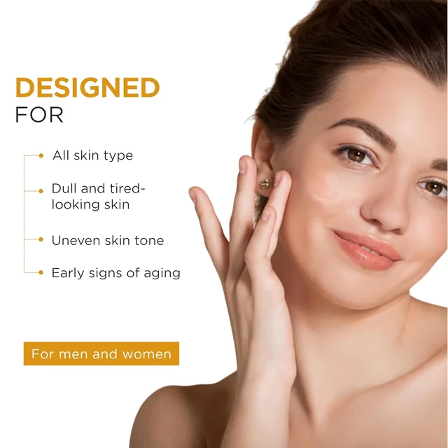 Oshea Herbals Vitamin C Brightening Face Gel 120ml for All Skin Types | Deeply Hydrates, Reduces Age Spots & Dullness | Improves Skin Texture | Enriched with Vitamin C & Lemon Extract