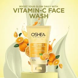 Oshea Herbals Vitamin C Brightening Facewash for Men & Women 150g | Deep Cleansing for Radiant Glow | Reduces Dark Spots & Blemishes | Enriched with Grapefruit Extracts