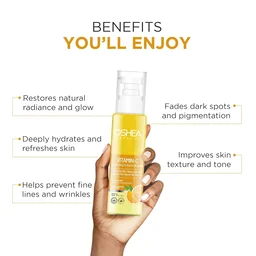 Oshea Herbals Vitamin C Brightening & Illuminating skin Gel 120ml | Lightweight Hydrating Gel for Glowing Skin | Brightens, Soothes & Revives Dull Skin | Enriched with Vitamin C & Herbal Extracts
