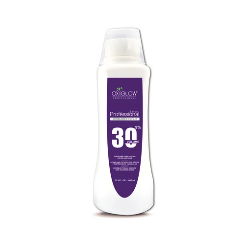 OxyGlow Herbals Professional Hair Developer 9% 1000ml | 30 Volume Cream Developer for Hair Coloring, Even Coverage, Long-Lasting Color, Shine & Salon Results