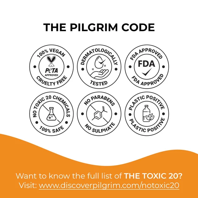 Pilgrim Vitamin C Lip Balm SPF 30 - 9ml | With Australian Kakadu Plum & Shea Butter | Soothing & Hydrating Dry & Chapped Lips | Moisturizes & Softens | Sun Protection Lip Balm | Lightweight | Soft & Nourished lips