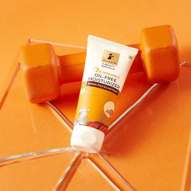 Pilgrim 2% Vitamin C Oil-Free Moisturizer, 50.0g | Brightens Skin, Hydrates, and Reduces Dark Spots with a Lightweight, Non-Greasy Formula.