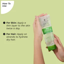 Pilgrim 99% Aloe Vera Gel, 200.0gm | Soothes, Hydrates, and Repairs Skin with a Pure Aloe Vera Formula for Healthy, Nourished Skin.