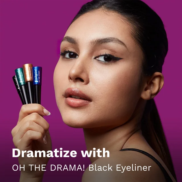 Pilgrim Blue Rebel Metallic Eyeliner 3.50ml | Intense Pigment, Long-Wearing Formula, and Smooth Application for a Vibrant, Eye-Catching Look.