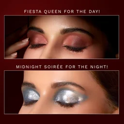 Pilgrim Eyeshadow Palette Midnight Soiree | 12-in-1 Highly Pigmented Multi-Finish Eye Shades | Intense Color Payoff | Long Lasting & Blendable Formula | 24gm Ultimate Glam Palette