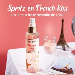 Pilgrim French Kiss Body Mist - 150ml | With Warm Vanilla & Sensual Starfruit | Long-Lasting | Body Mist for Women | Ideal Gift for Fragrance Lovers | Romance perfume for women | Designed in France