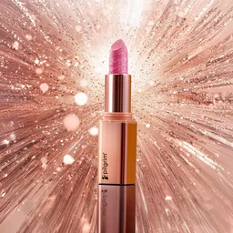 Pilgrim Glitter Lipstick Dubai luxury lifestyle 03 Dubai Gold 4.2g | Glitter-Infused Matte Finish | Enriched with Vitamin E & Olive Oil | Non-Drying & Long-Lasting | Suitable for All Skin Types