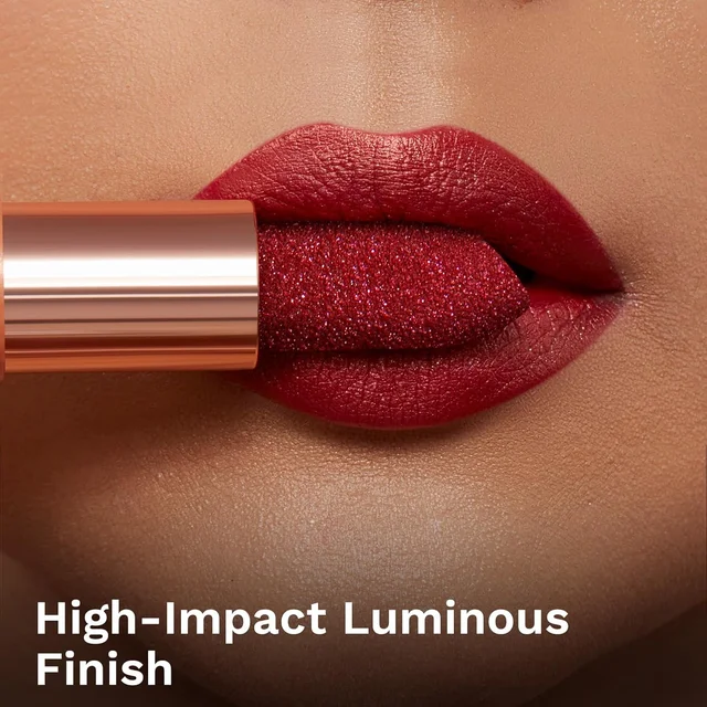 Pilgrim Glitter Lipstick Dubai luxury lifestyle 01 Jumeirah Jewel 4.2g | Glitter-Infused Matte Finish | Enriched with Vitamin E & Olive Oil | Non-Drying & Long-Lasting | Suitable for All Skin Types