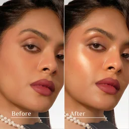 Pilgrim Glowing Delight Liquid Serum Highlighter Sunkiss Gold-01 | Illuminating Glitter Liquid Highlighter | Metal Glow Finish | Highly Pigmented Buildable Blendable Formula with French Grape Seed Oil