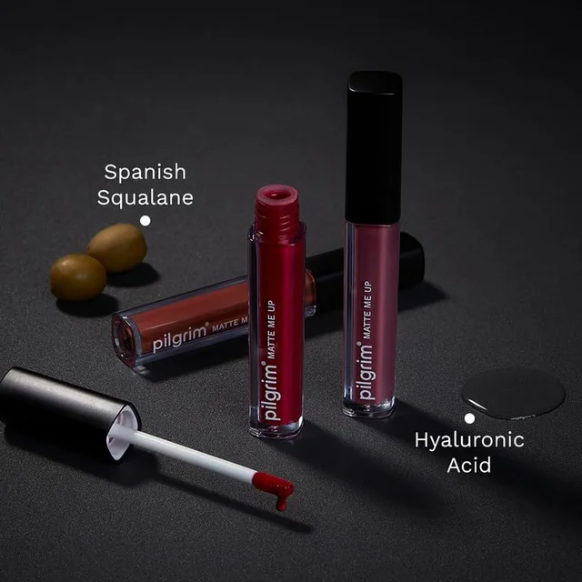 Pilgrim Liquid Matte Lipstick 12 Pink Climax |Bold Pink Climax Shade | Velvety Matte Finish | Long-Lasting | Smudge-Proof | Lightweight Formula for All-Day Comfort & High Pigmented Color