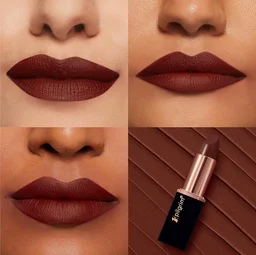 Pilgrim Matte Bullet Lipstick (Cinnamon Lust 33)|Warm Cinnamon Shade |Velvety Matte Finish | Transferproof, Smudgeproof & Long-Lasting for All-Day Wear