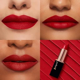 Pilgrim Matte Bullet Lipstick (Coral Untamed Red 22) | Vibrant Coral Red | Long-Lasting Matte Finish | Hydrating with Squalane | SPF 30 Protection | Smudge-Resistant & Vegan"