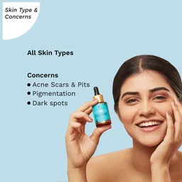 Pilgrim Niacinamide & Alpha Arbutin Skin Clarifying Serum, 30 ml | 5% Niacinamide + 1% Alpha Arbutin Acne Scar Treatment