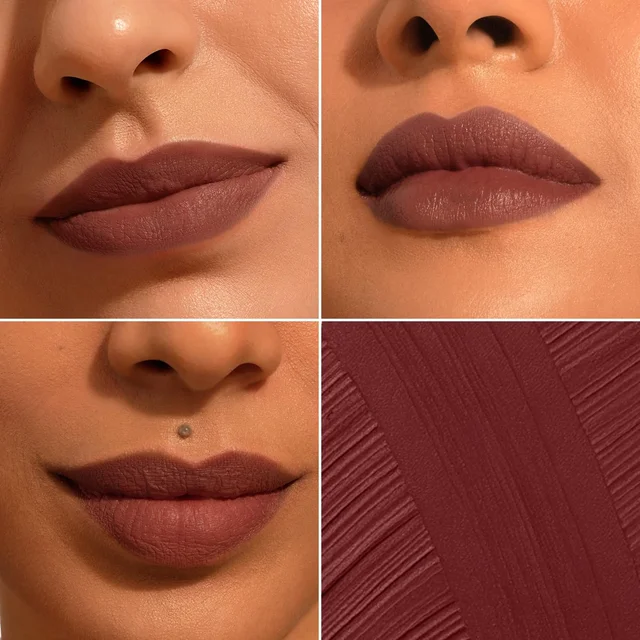 Pilgrim Oh So Creme Bullet Lipstick with Chic Coco-23 Shade | Silky Matte Finish & Highly Pigmented | Long Lasting & Smooth Glide | Lightweight Formula with French Grape Seed Oil