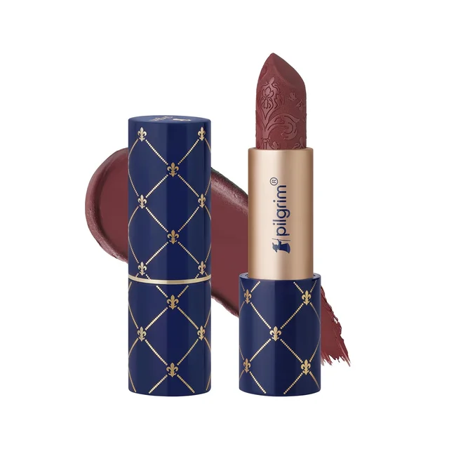 Pilgrim Oh So Creme Bullet Lipstick with Bouje� Babe-03 Shade | Silky Matte Finish & Highly Pigmented | Long Lasting & Smooth Glide | Lightweight Formula with French Grape Seed Oil