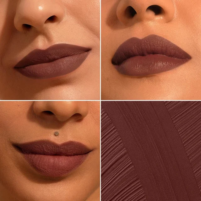 Pilgrim Oh So Creme Bullet Lipstick with Hot Chocolat-24 Shade | Silky Matte Finish & Highly Pigmented | Long Lasting & Smooth Glide | Lightweight Formula with French Grape Seed Oil