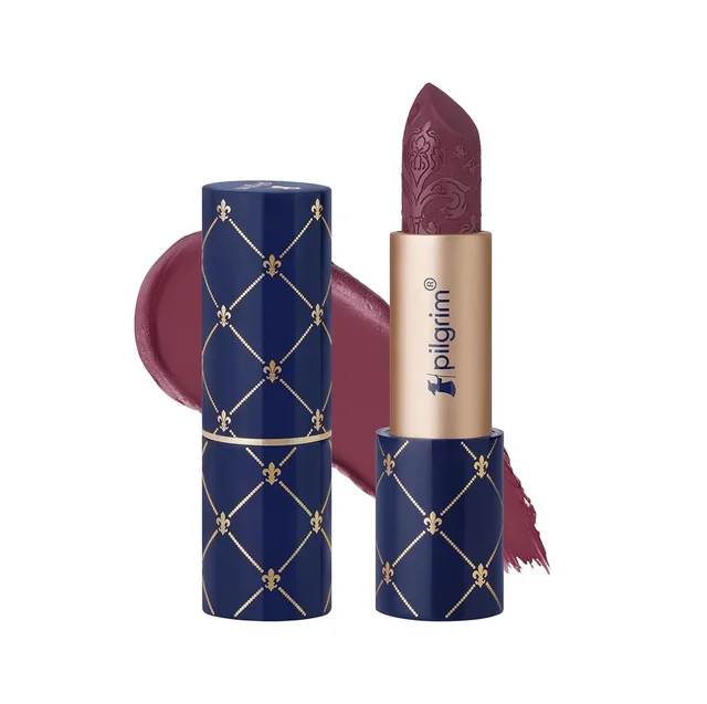 Pilgrim Oh So Creme Bullet Lipstick with Ros� Wine-22 Shade | Silky Matte Finish & Highly Pigmented | Long Lasting & Smooth Glide | Lightweight Formula with French Grape Seed Oil