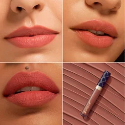 Pilgrim Oh So Creme Lipstick 03 Truffle Mystere | Ultra Light Highly Pigmented & Matte Liquid Lipstick | Long-Lasting, Smudge-Proof, Transfer-Resistant | Comfortable Wear for All Day Perfection