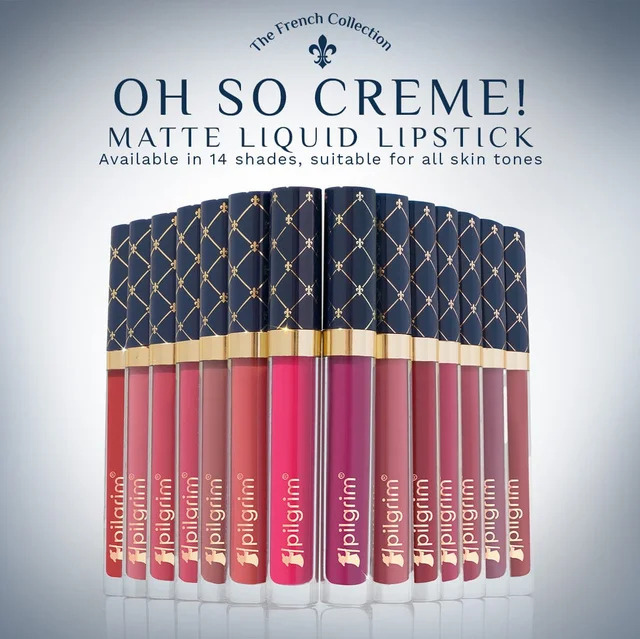 Pilgrim Oh So Creme Lipstick 03 Truffle Mystere | Ultra Light Highly Pigmented & Matte Liquid Lipstick | Long-Lasting, Smudge-Proof, Transfer-Resistant | Comfortable Wear for All Day Perfection