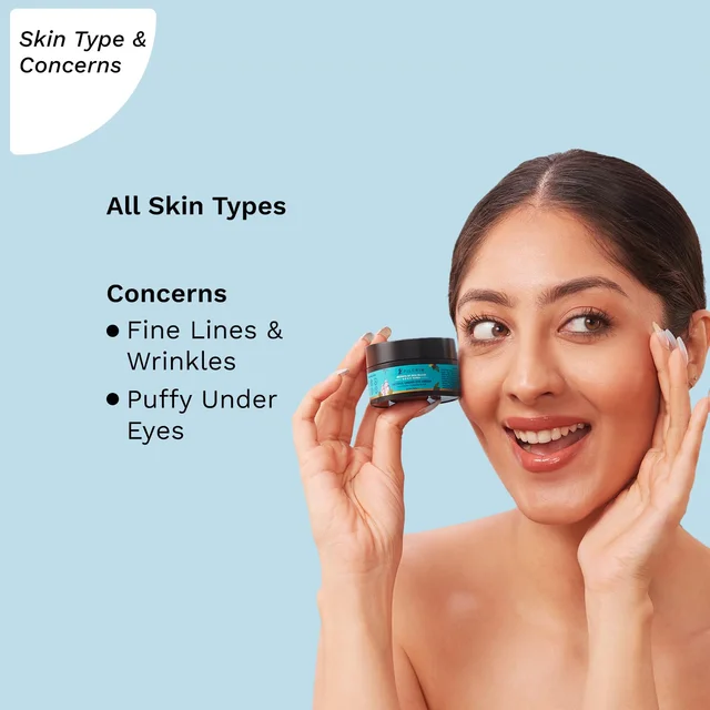 Pilgrim Retinol Under Eye Cream -30g | with Vitamin C & Hyaluronic Acid | for dark circles, Puffiness & Fine Lines | Brightening | Anti-wrinkle Cream | Paraben-free | Lightweight & Non-Greasy | For All Skin Types