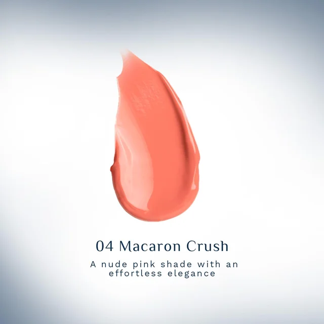 Pilgrim Rosy Delight Liquid Serum Blush Macaron Crush - 04 | Dewy Radiant Finish | Highly Pigmented Lightweight Serum Formula | Long Lasting Buildable Smooth BlendFrench Grape Seed Oil Infused
