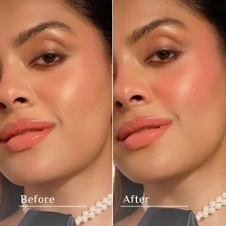 Pilgrim Rosy Delight Liquid Serum Blush Ros� Souffl� - 02 | Dewy Radiant Finish | Highly Pigmented Lightweight Serum Formula | Long Lasting Buildable Smooth BlendFrench Grape Seed Oil Infused
