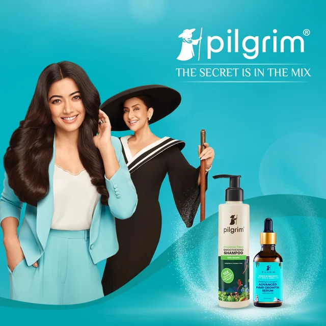 Pilgrim Spanish Rosemary & Biotin Anti Hairfall Shampoo - 200ml | for Reducing Hair Loss & Breakage | Promotes Growth | Upto 95% Stronger Hairs | Sulfate-Free | Hair Strengthening Treatment | For All Hair Types