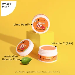 Pilgrim Vitamin C Lip Balm SPF 30 - 9ml | With Australian Kakadu Plum & Shea Butter | Soothing & Hydrating Dry & Chapped Lips | Moisturizes & Softens | Sun Protection Lip Balm | Lightweight | Soft & Nourished lips