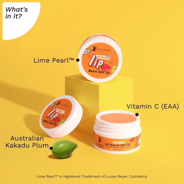 soothing lip balm vit c Pilgrim Vitamin SPF 30 - 9ml Size:120 mls