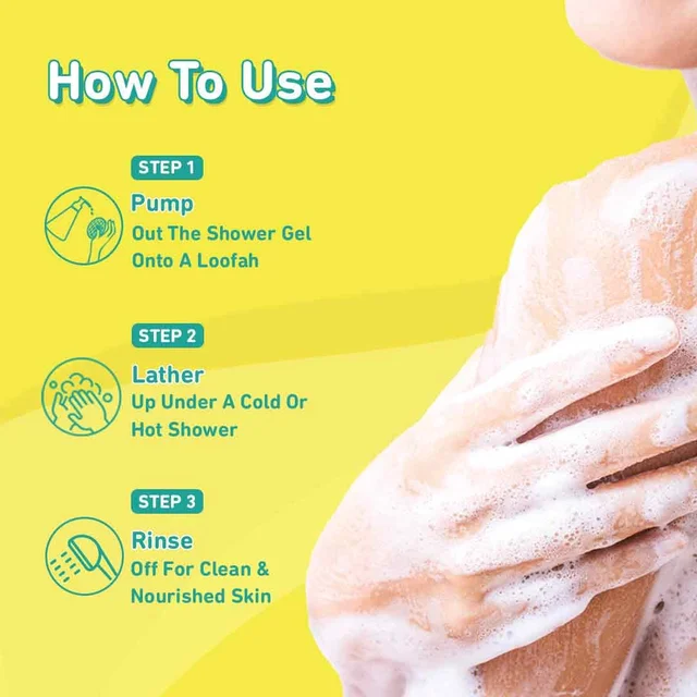 Plum Body Lovin Hawaiian Rumba Shower Gel 240ml | Refreshing Tropical Fragrance | Sulphate-Free & Gentle Cleanser | Hydrates Skin & Vegan, Daily Use Body Wash
