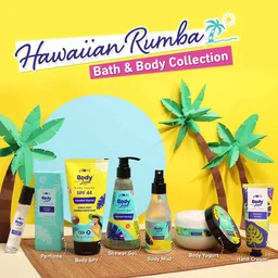 Plum Body Lovin Hawaiian Rumba Shower Gel 240ml | Refreshing Tropical Fragrance | Sulphate-Free & Gentle Cleanser | Hydrates Skin & Vegan, Daily Use Body Wash