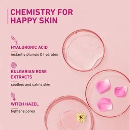 Plum Bulgarian Valley Rose Water Face Toner 100ml | With Hyaluronic Acid | Hydrating & Pore Tightening | Balances pH, Alcohol-Free | For Oily, Acne-Prone & Combination Skin | Women & Men | Vegan