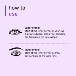 Plum Eye-Swear-By Kajal 0.35g Deep Black | Creamy Smooth, Waterproof & Smudge-Proof | 12hr Long-Lasting Twist-Up Kajal Pencil | Enriched with Vitamin E | 100% Vegan & Cruelty-Free