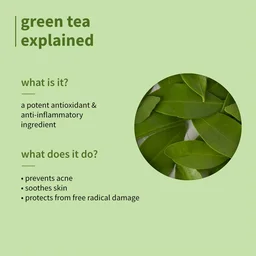 Plum Green Tea Pore Cleansing Face Wash 50ml | With Glycolic Acid | Fights Pimples & Controls Excess Oil | Gentle Exfoliating, Non-Drying | For Oily, Acne-Prone & Combination Skin | Vegan | Women & Men