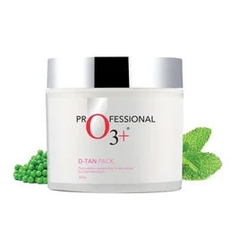 O3+ Professional O3+ D-Tan Pack 300g | Professional Tan Removal Face Pack with Mint & Eucalyptus Oil | Brightening, Nourishing & Glowing Skin