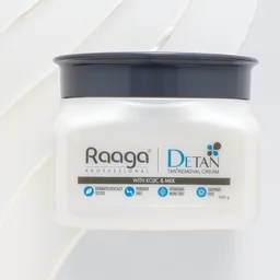 Raaga Professional De-Tan Pack | Salon-Grade Tan Removal Cream | Skin Brightening | Dermatologically Tested | Sulphate Free | 500g