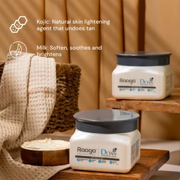 Raaga Professional De-Tan Pack | Salon-Grade Tan Removal Cream | Skin Brightening | Dermatologically Tested | Sulphate Free | 500g