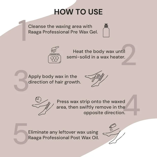 Raaga Professional White Chocolate Liposoluble Wax 800ml | Smooth Hair Removal for All Skin Types | Salon Quality Body Wax | Gentle, Moisturizing & Long-Lasting Results