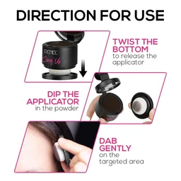 Renee RENEE Cover-Up Hair Powder ( Brown ) 4g | Helps Cover Grey Roots & Patches | Highly Pigmented | Matte Finish | Invisible Flawless Finish | Instant Coverage | Long-Lasting