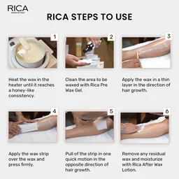 Rica White Chocolate Liposoluble Wax | Gentle, Moisturizing Hair Removal | Less Painful Application | Redness Free Hair Removal | For Dry Skin | 800g