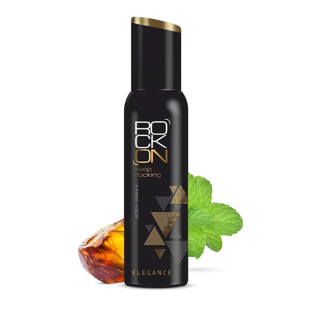 Rock On Elegance Body Spray 150ml | Unisex Long-Lasting Fragrance Deodorant | Refreshing & Energizing Body Spray for Men & Women | Daily Odor Control